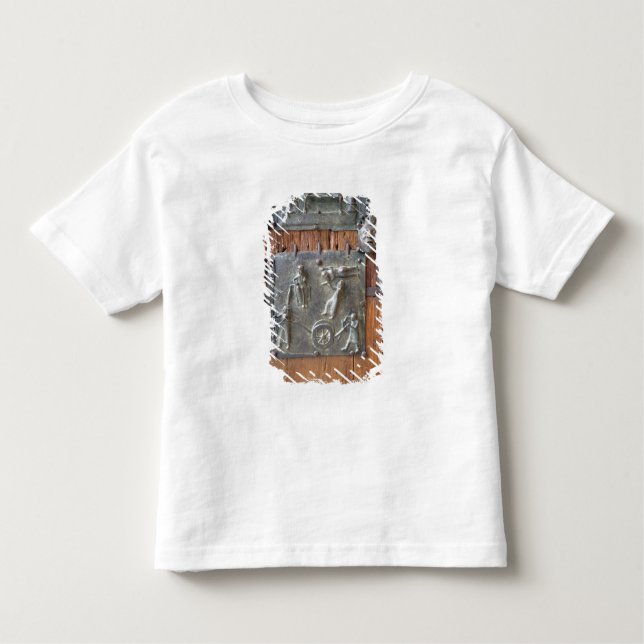 Camiseta Infantil Painel da porta da mão esquerda, século XII (bronz (Frente)