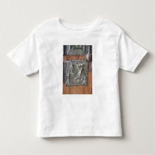 Camiseta Infantil Painel da porta da mão esquerda, século XII (bronz