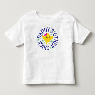 Camiseta Infantil Pais bonitos Outro Pintinho Amarelo Divertido