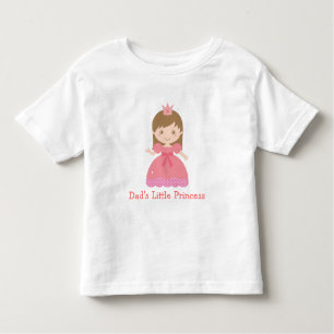 Camiseta Infantil Pais bonitos Princesa Pequena
