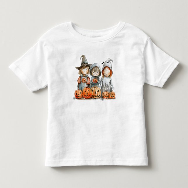 Camiseta Infantil Pais de Abóbora (Frente)