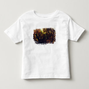 Camiseta Infantil Paisagem arborizada com Hagar e o anjo