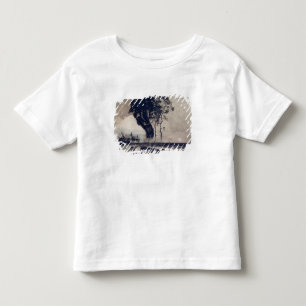 Camiseta Infantil Paisagem com três árvores, 1850