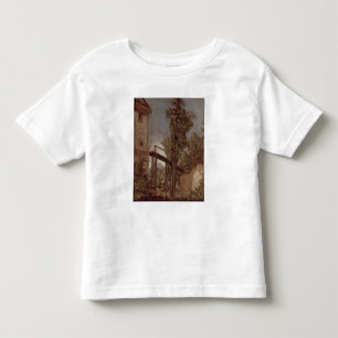 Camiseta Infantil Paisagem com um passadiço, c.1518-20