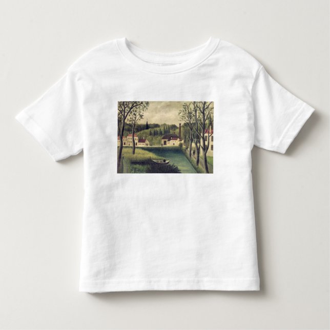 Camiseta Infantil Paisagem com um pescador, depois de 1886 (Frente)