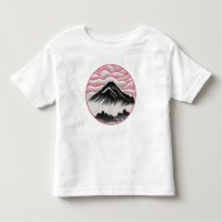Paisagem de Arte Japonesa da Montanha Vintage