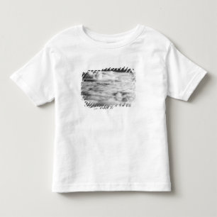 Camiseta Infantil Paisagem de nuvens sinistra ao nascer do sol. 2