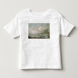 Camiseta Infantil Paisagem do inverno