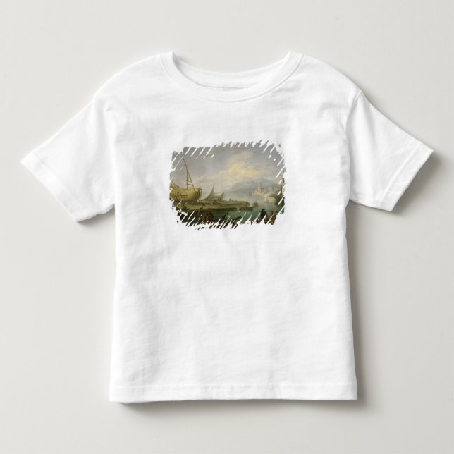 Camiseta Infantil Paisagem litoral (Frente)