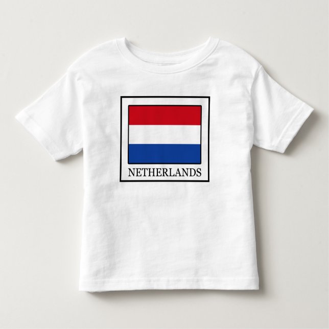 Camiseta Infantil Países Baixos (Frente)