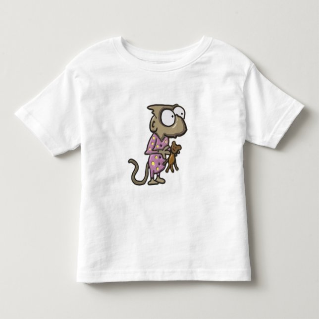 Camiseta Infantil Pajama Monkey T-Shirt (Frente)