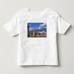 Camiseta Infantil Palácio de Potala em Lhasa, Tibete visto do