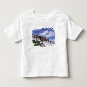 Camiseta Infantil Palácio de Potala na montanha do Dalai