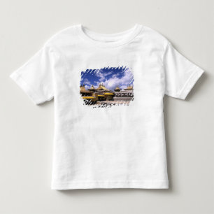 Camiseta Infantil Palácio de Potala por dentro com campanários na ca
