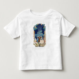 Camiseta Infantil Palco da pantomima, ilustração para 'Fetes