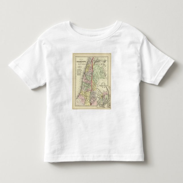 Camiseta Infantil Palestina, Jerusalem 2 (Frente)