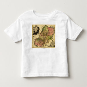Camiseta Infantil PalestinePanoramic MapPalestine 4