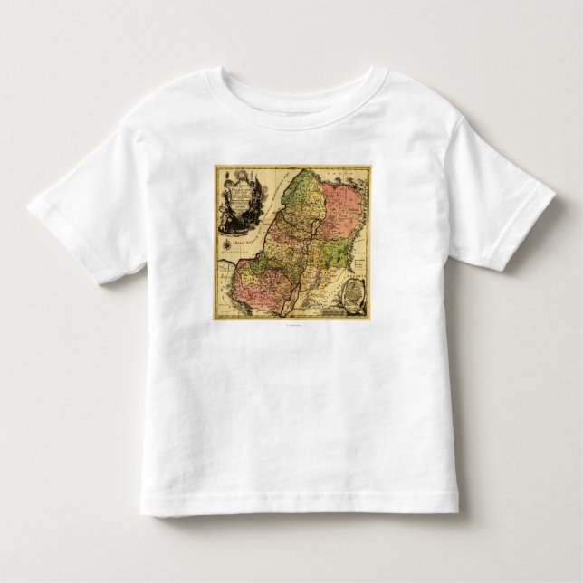 Camiseta Infantil PalestinePanoramic MapPalestine 4 (Frente)
