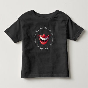 Camiseta Infantil Palhaço Funny Ha Ha