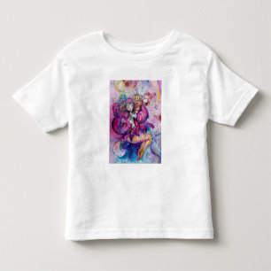 CAMISETA INFANTIL PALHAÇO ROSA MUSICAL