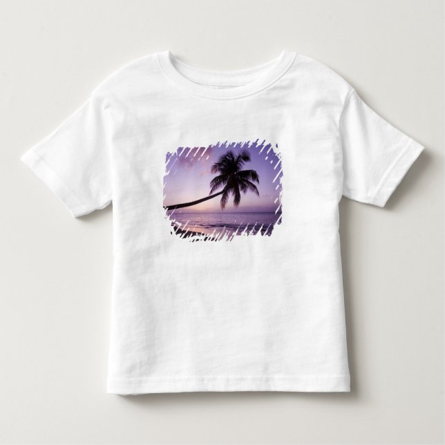 Camiseta Infantil Palmeira solitária no pôr do sol, Coconut Grove Be (Frente)