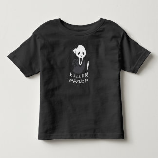 Camiseta Infantil Panda Assassino Bebê Menino Menina Halloween 2023