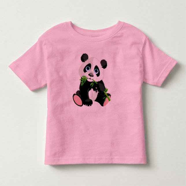 Camiseta Infantil Panda Bear Todd;er T-Shirt (Frente)