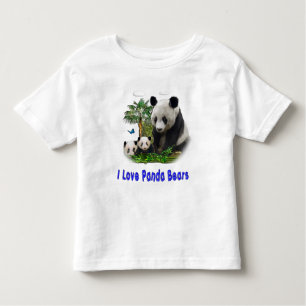 Camiseta Infantil Panda Bears