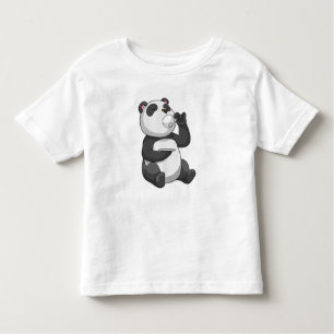 Camiseta Infantil Panda com a Taça Tea