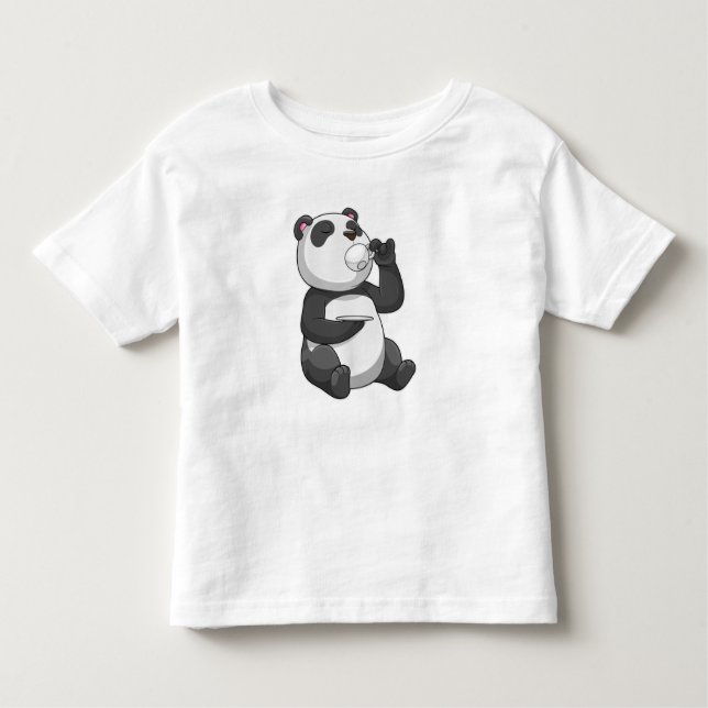Camiseta Infantil Panda com a Taça Tea (Frente)