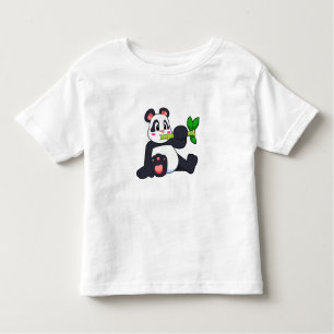Camiseta Infantil Panda com Bamboo