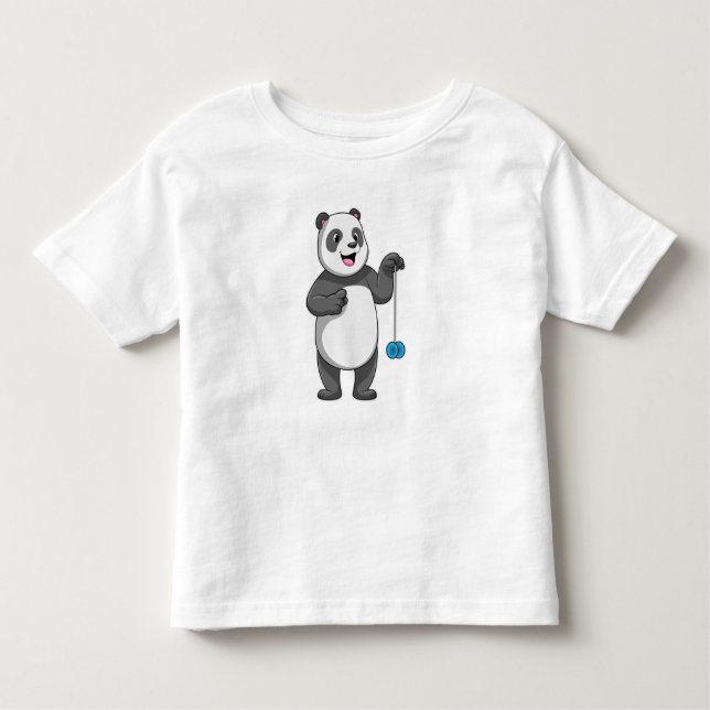 Camiseta Infantil Panda com Yo-yo (Frente)