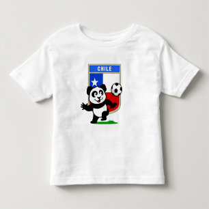 Camiseta Infantil Panda do futebol do Chile