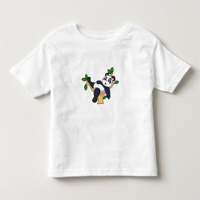 Camiseta Infantil Panda na árvore (Frente)