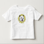 Camiseta Infantil Panda with Sunflower<br><div class="desc">This design is the perfect gift for a birthday, Christmas and other celebrations. It is suitable for women, men and kids.</div>