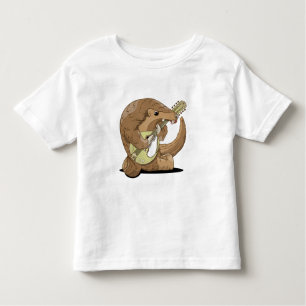 Camiseta Infantil Pangolin tocando mandolim