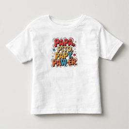 Camiseta Infantil Papa Pito Pappy Pawer