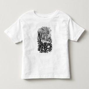 Camiseta Infantil Papa Urbano II que Preaching a primeira cruzada