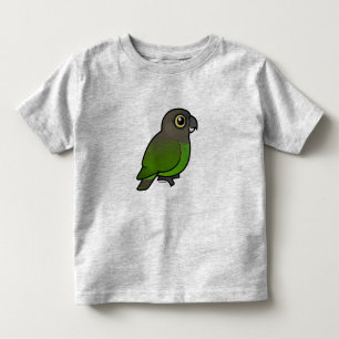 Camiseta Infantil papagaio Brown-dirigido