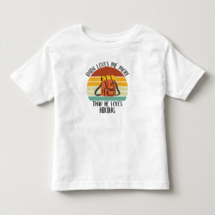 Camiseta Infantil Papai Me Ama Mais Do Que Ama Caminhar