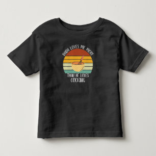 Camiseta Infantil Papai Me Ama Mais Do Que Ele Ama Cozinhar PERSONAL