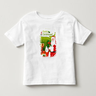 Camiseta Infantil Papai Noel com presentes