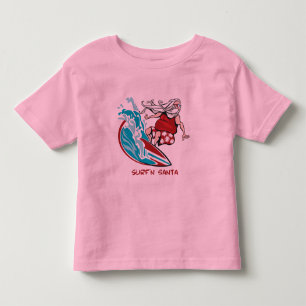Camiseta Infantil Papai noel de Surf'n