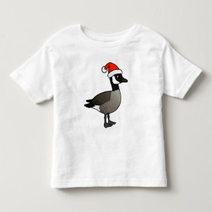 Camiseta Infantil Papai noel do ganso de Canadá