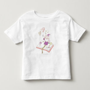 Camiseta Infantil Papai Noel que senta-se no livro