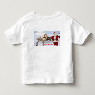 Camiseta Infantil papais noeis de natal alegres