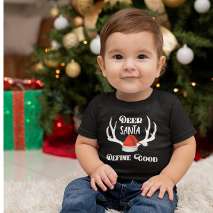 Camiseta Infantil Papais noeis de veados definem bons caçadores de N