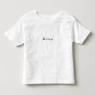 Camiseta Infantil "Papais noeis e Dinossauros Magia"
