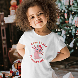 Camiseta Infantil Papais noeis Eixo Bonitos Não Era Natal