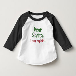 Camiseta Infantil Papais noeis engraçados citam roupas de Toddler pa
